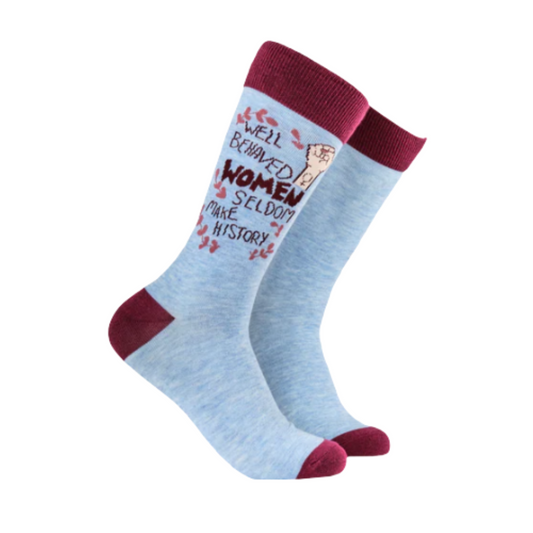 Feminist Socks - Well Behaved Women