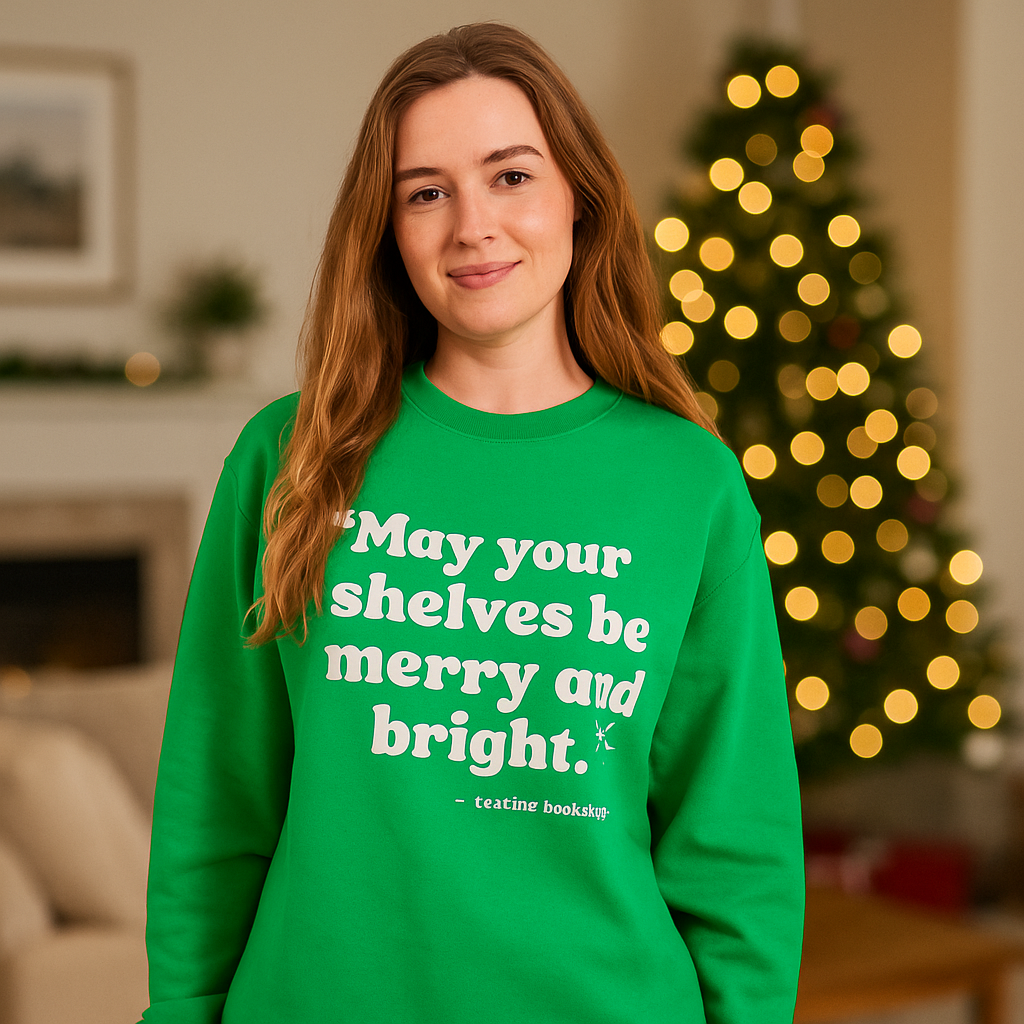 “May your shelves be merry and bright” Festive Sweatshirt
