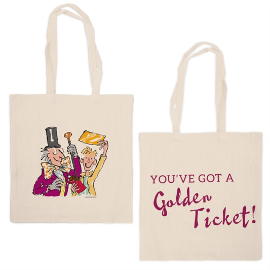 Charlie & Chocolate Factory Book Tote Bag