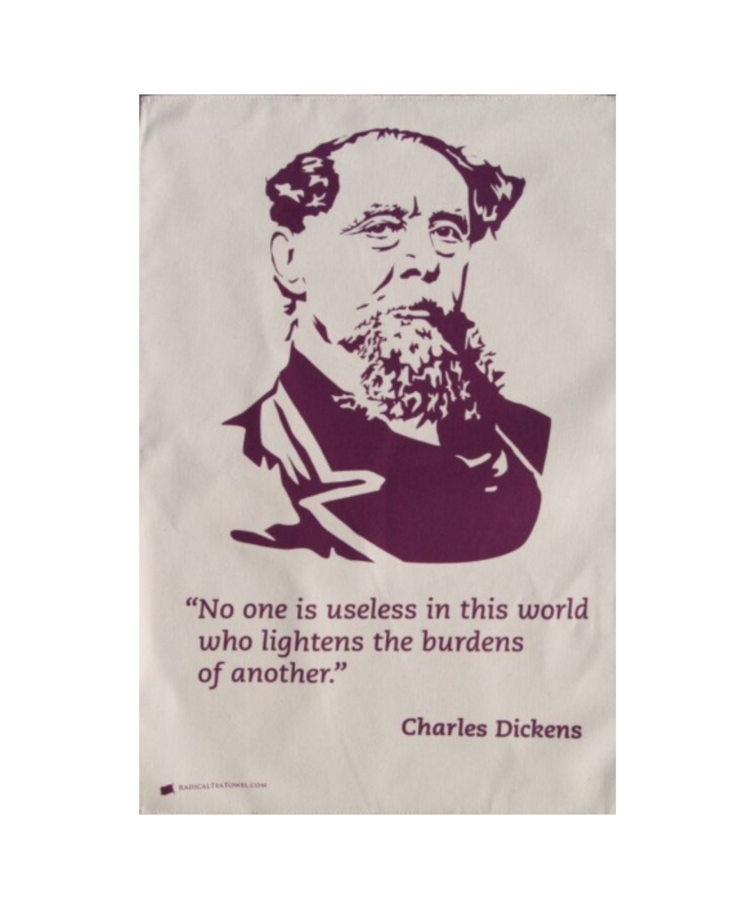 Charles Dickens Tea Towel