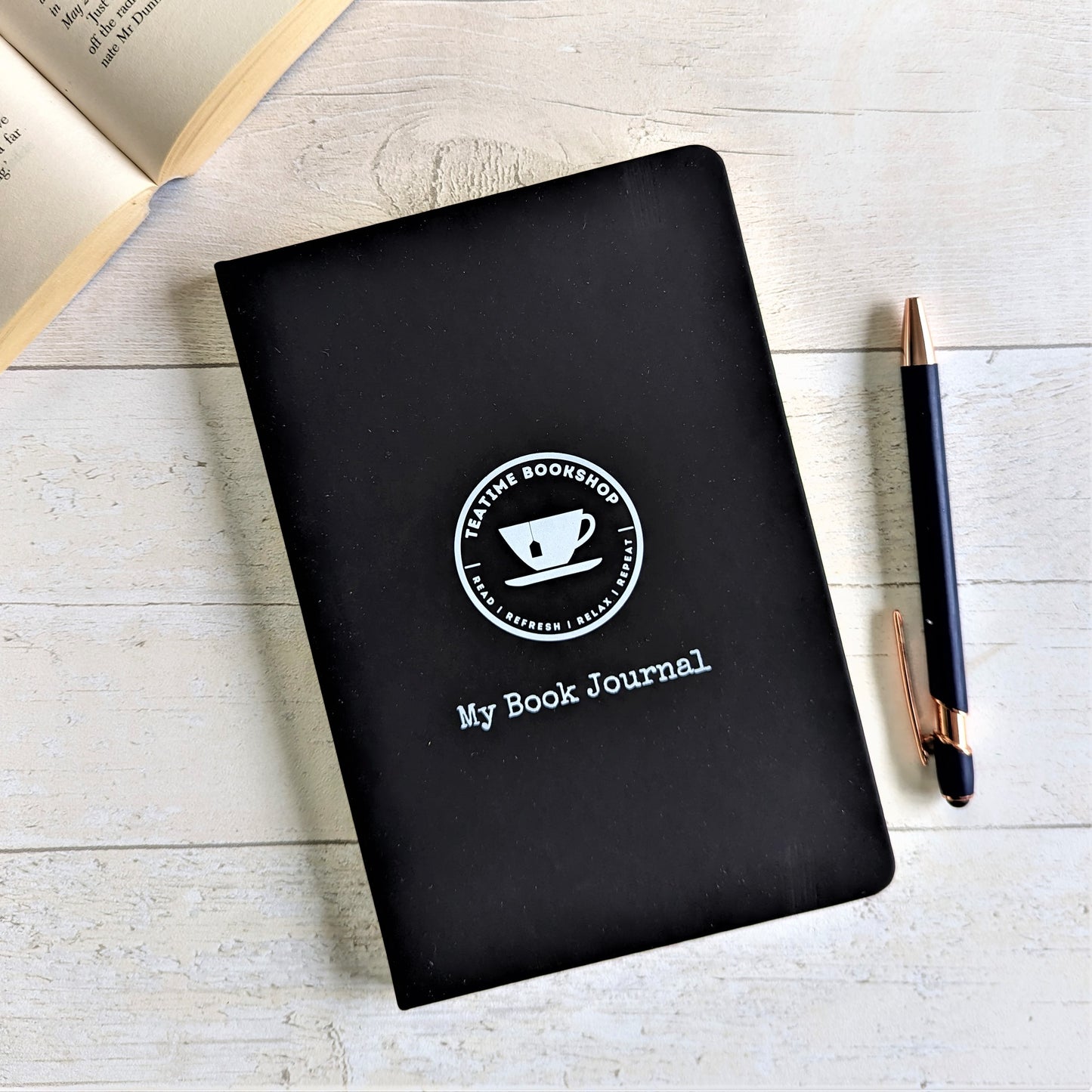 My Book Journal Lined Notepad: Black
