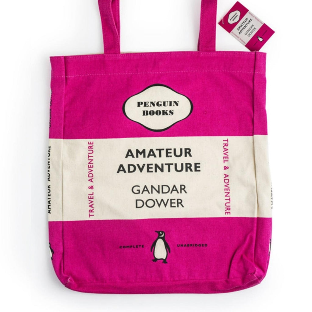 Amateur Adventure Penguin Book Tote Bag