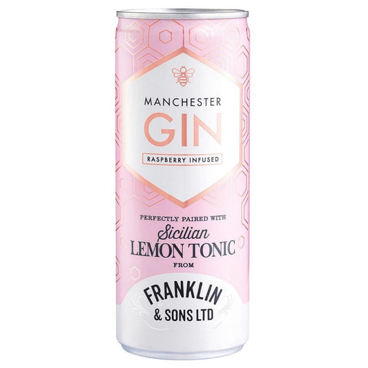 Manchester Raspberry Gin & Franklin Tonic 250ml