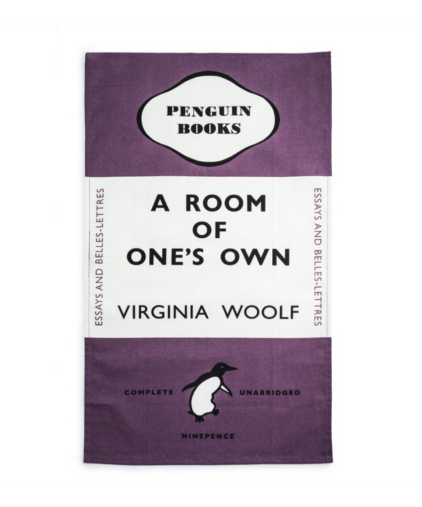 A Room of One's Own Penguin Tea Towel