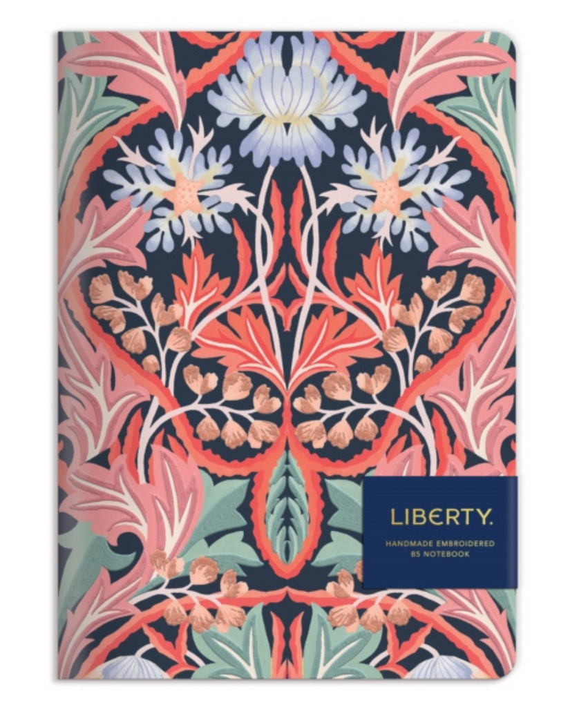 Liberty May Handmade B5 Embroidered Journal