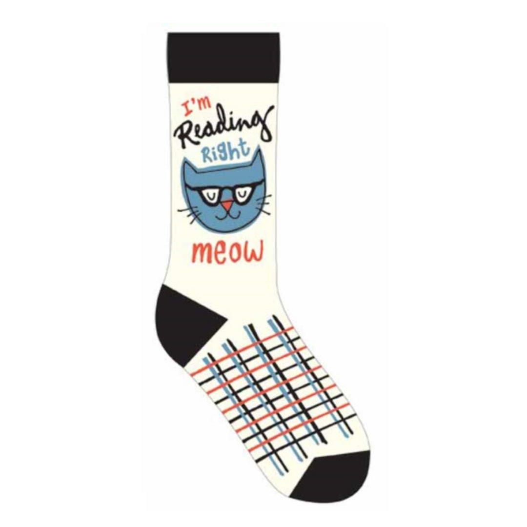 I'm Reading Right Meow Socks